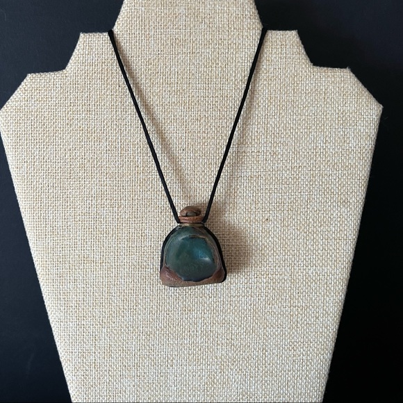 Ceramic Hand Crafted  Bottle Charm Necklace - Picture 4 of 5